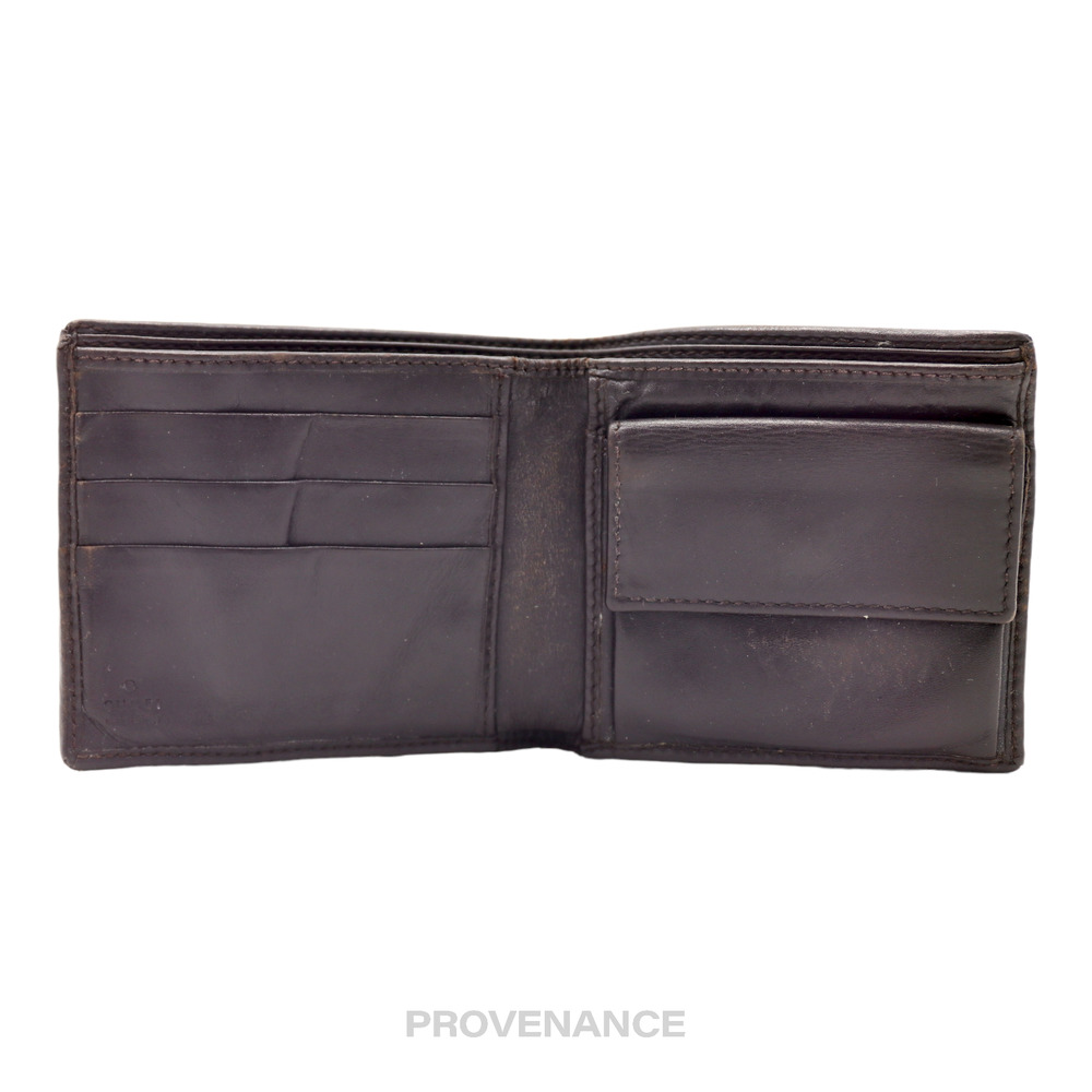 🔴 Gucci Bifold Wallet - GG Canvas Brown - Picture 5 of 9